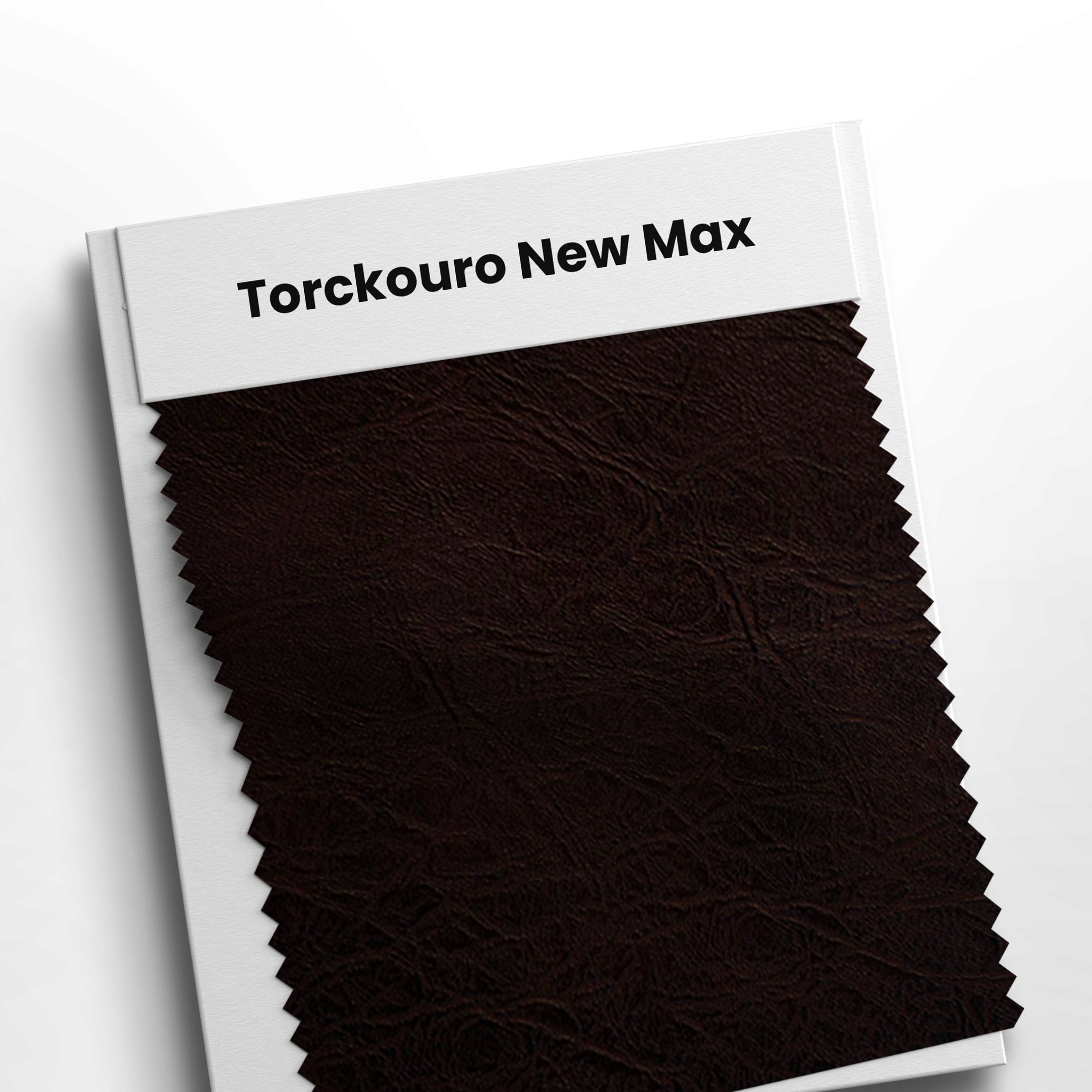 mostruário com tecido torckouro new max café