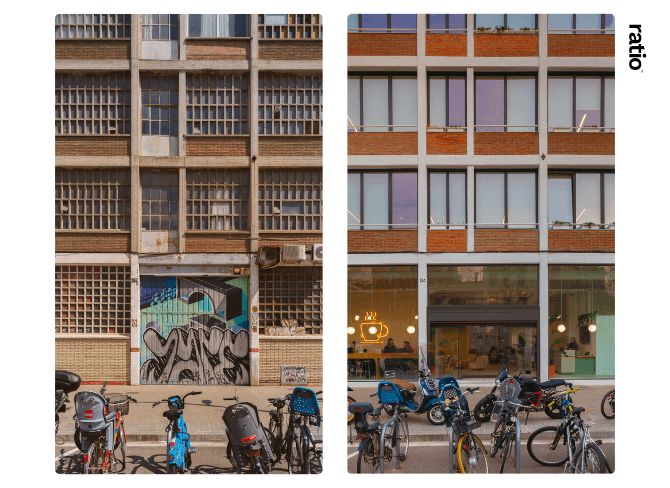 Antes&despues GreenHQ Invertido con Ratio