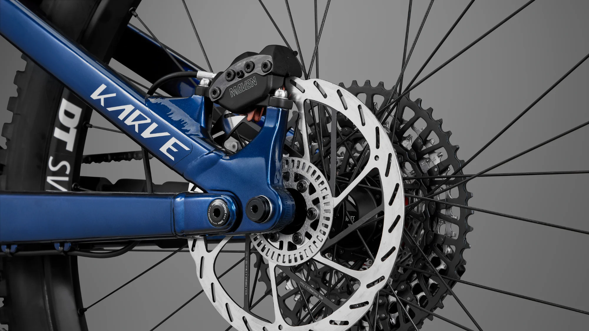 Close-up of Whyte Karve Evo brake mount design