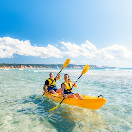 Kayaking at Double Island Point