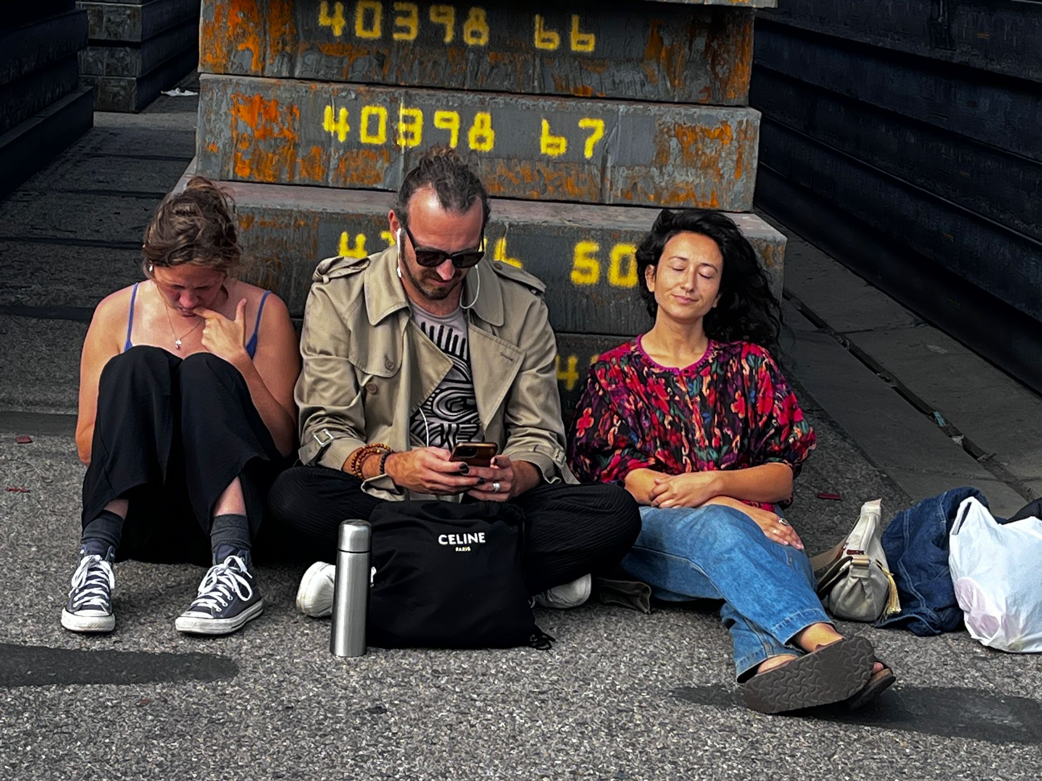 Historic storefronts line a charming small-town street.