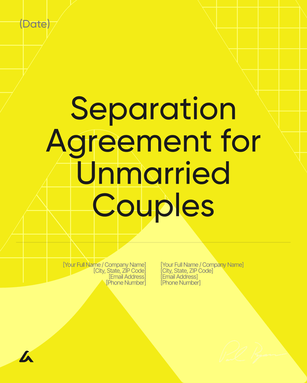 Separation Agreement for Unmarried Couples 