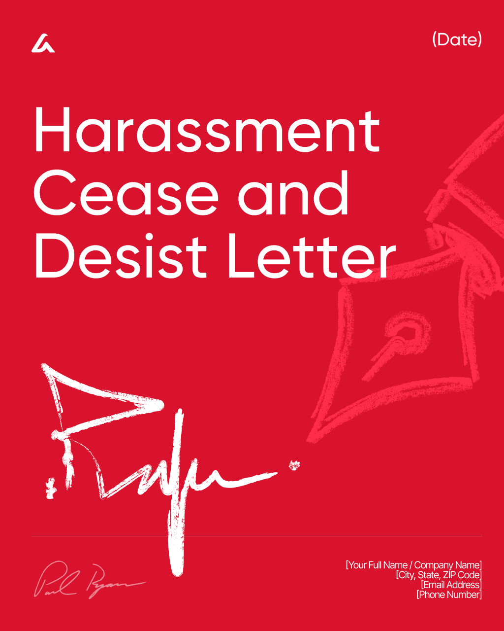 Harassment Cease and Desist Letter