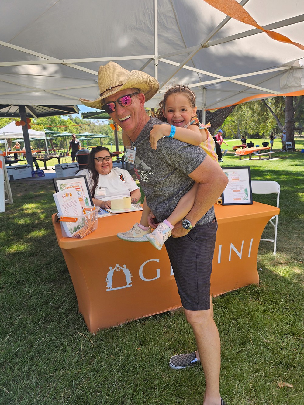 Tony Daugherty at the Southern California Family Day for Gemini Legal in 2023