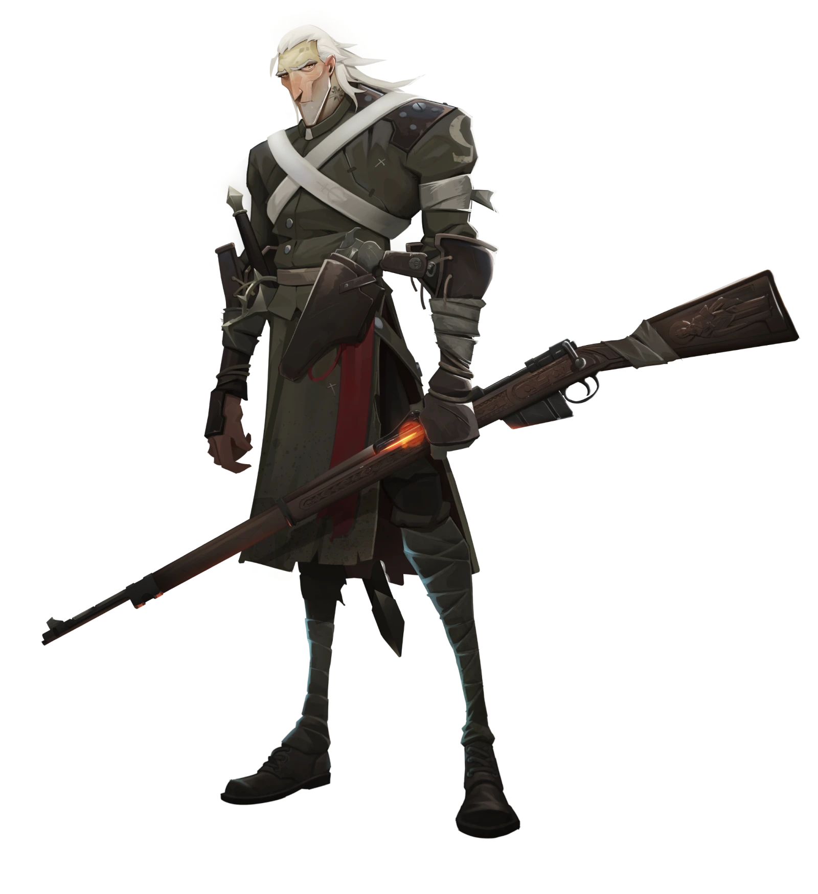 Zmoryn character without context – character concept art by Kuba Fidler
