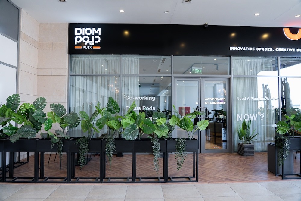 Lobby entrance at DIOM Rubeen 209 headquarters in Riyadh