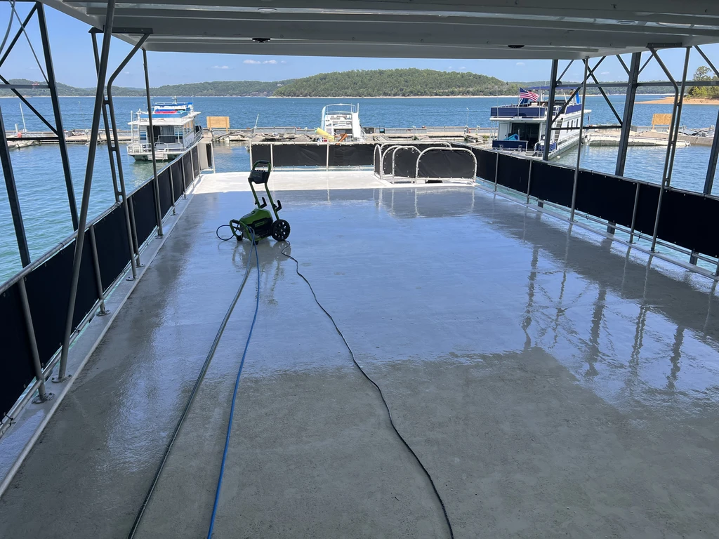 boat cleaning