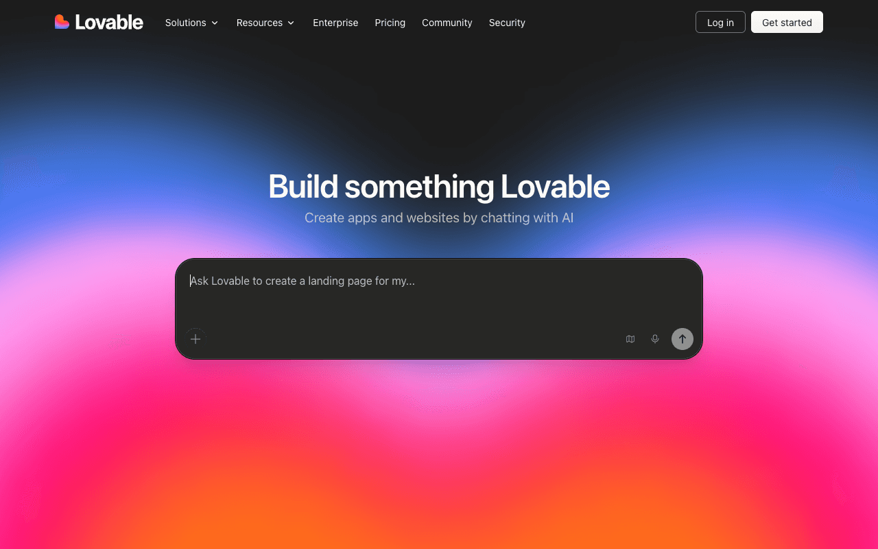 Lovable екранна снимка