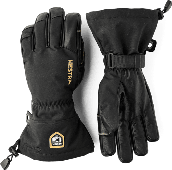 Black, Hestra Gloves Army Leather GORE-TEX