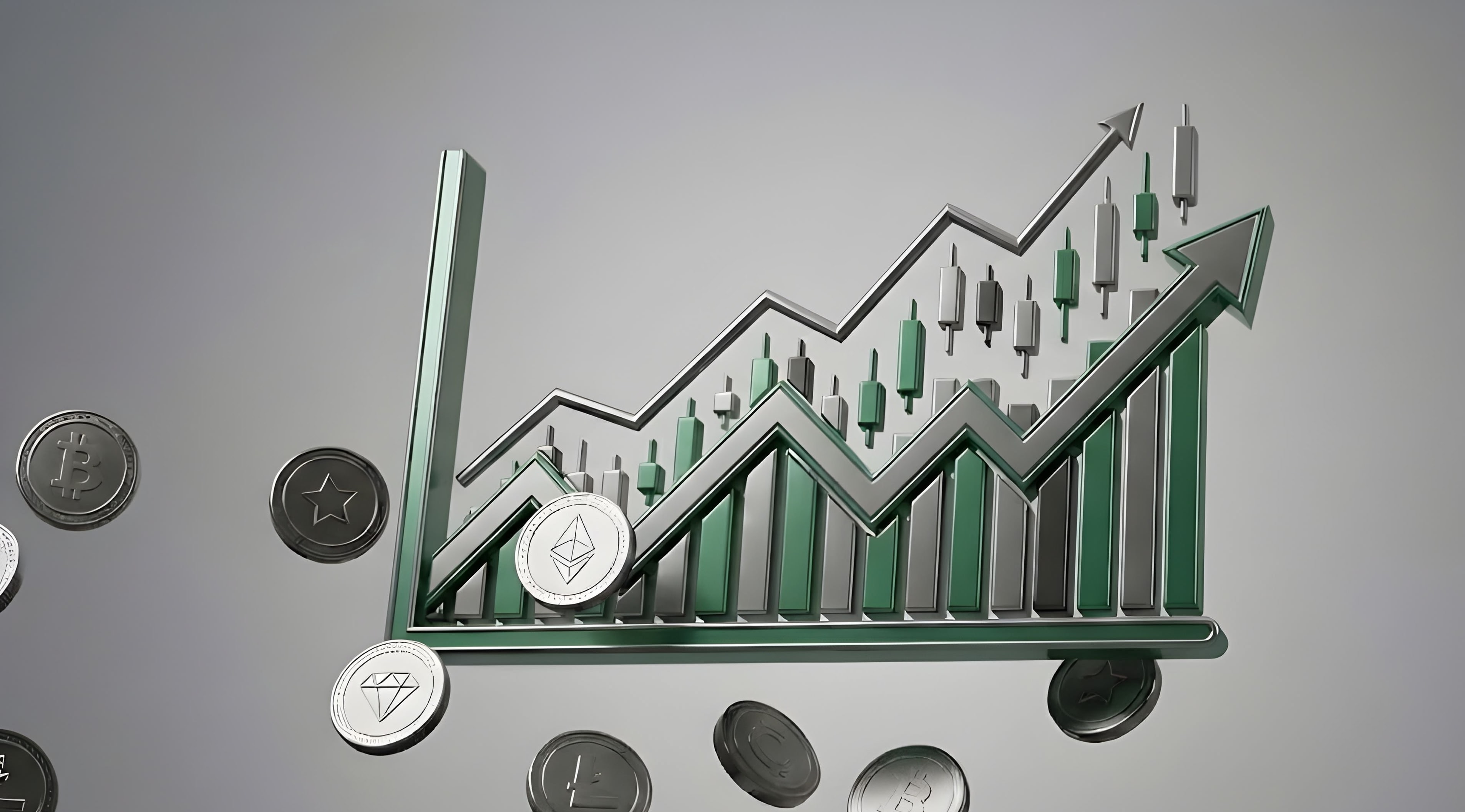 Rocket ship sending tokens to the moon