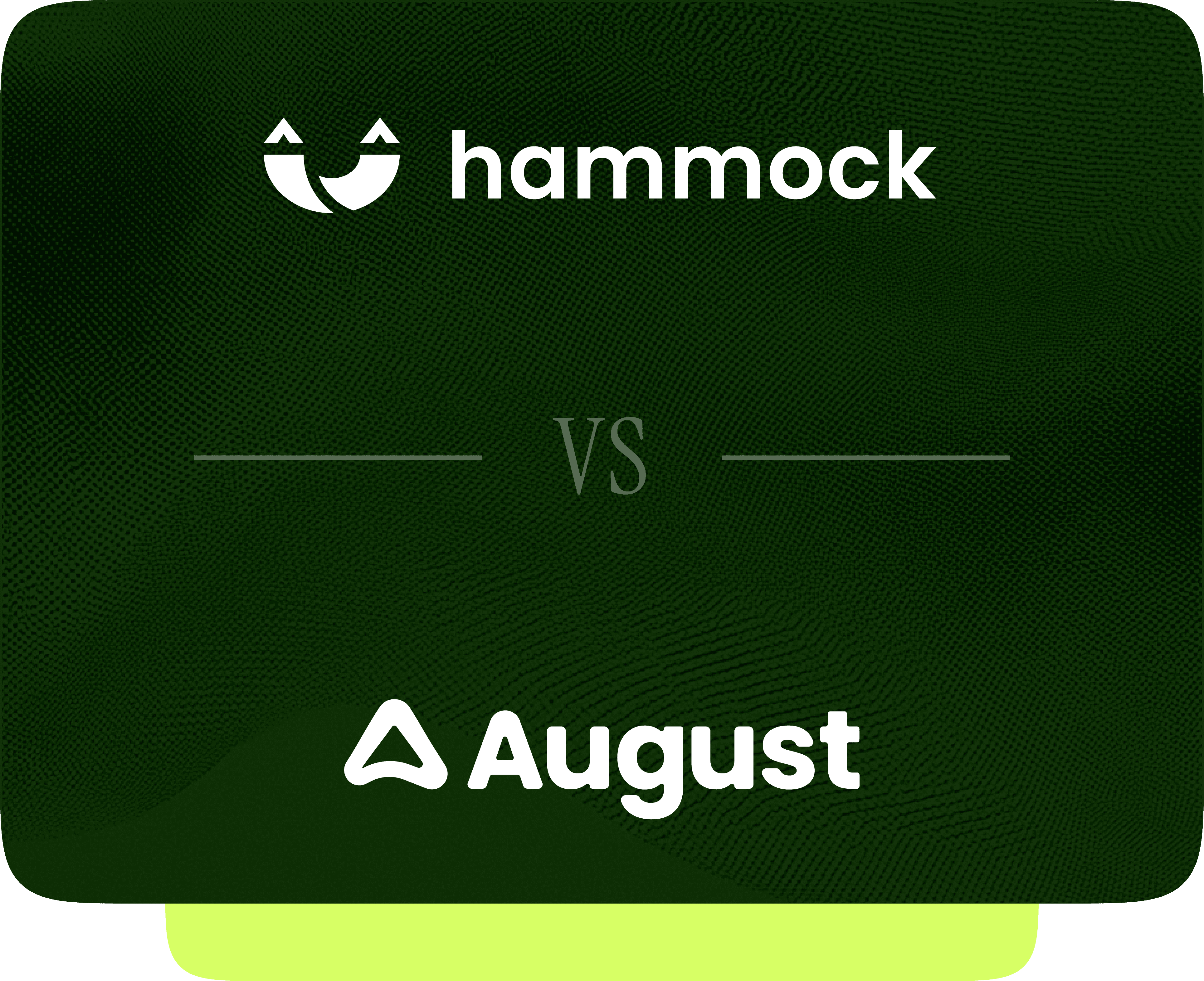 August vs hammock logo