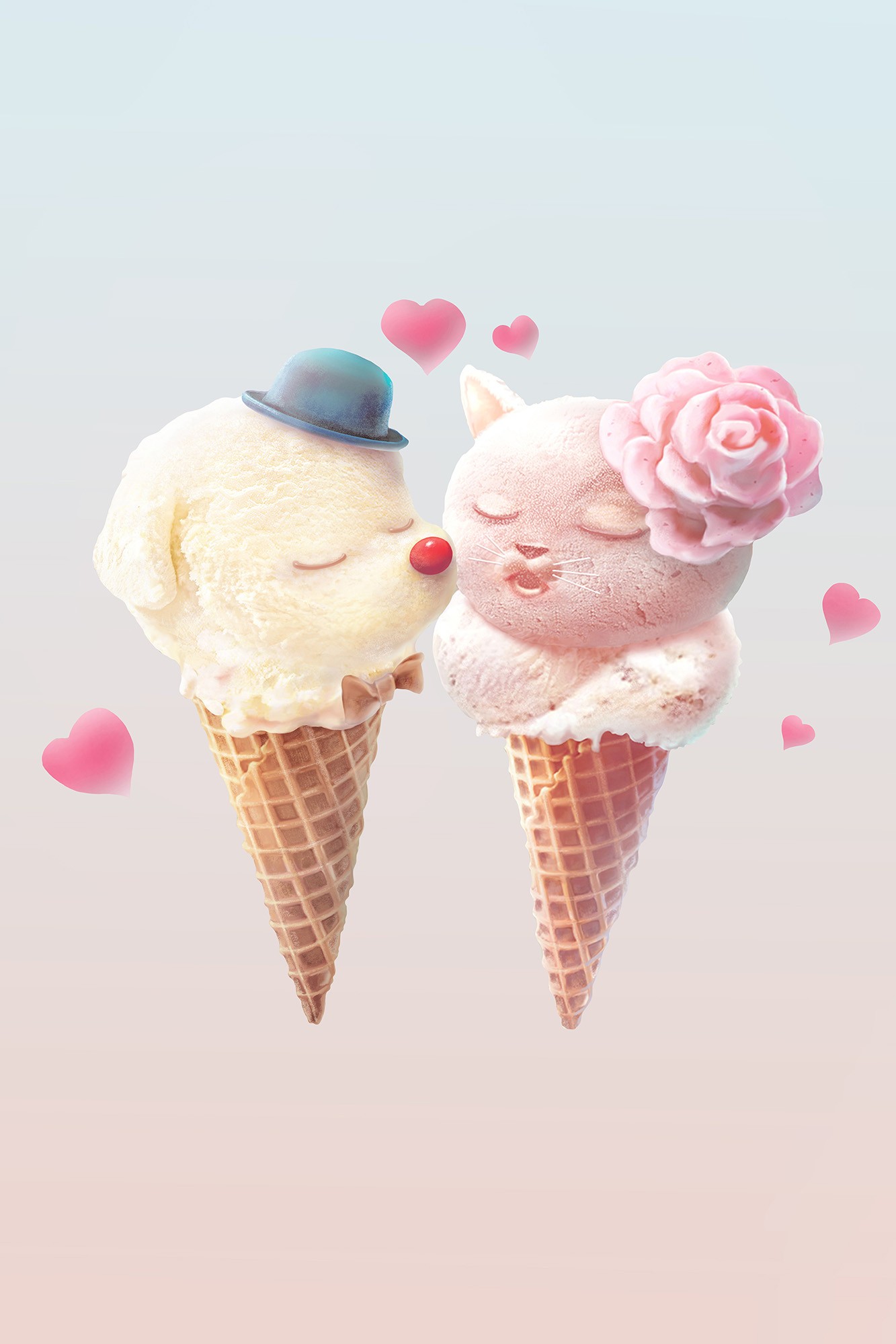 Smile Pup — Ice Cream Couple