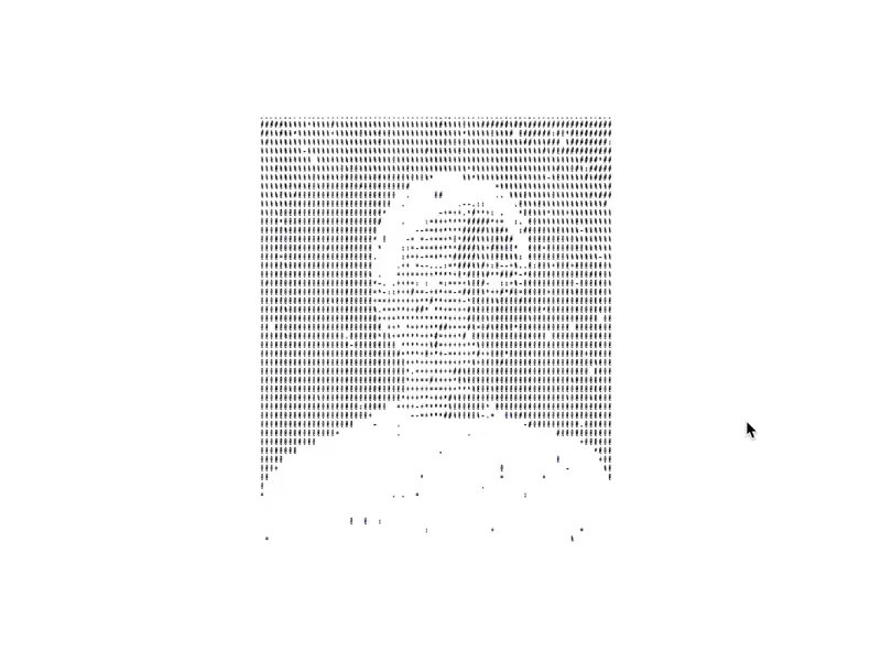Dynamic ASCII Reveal Effect - Framer Component