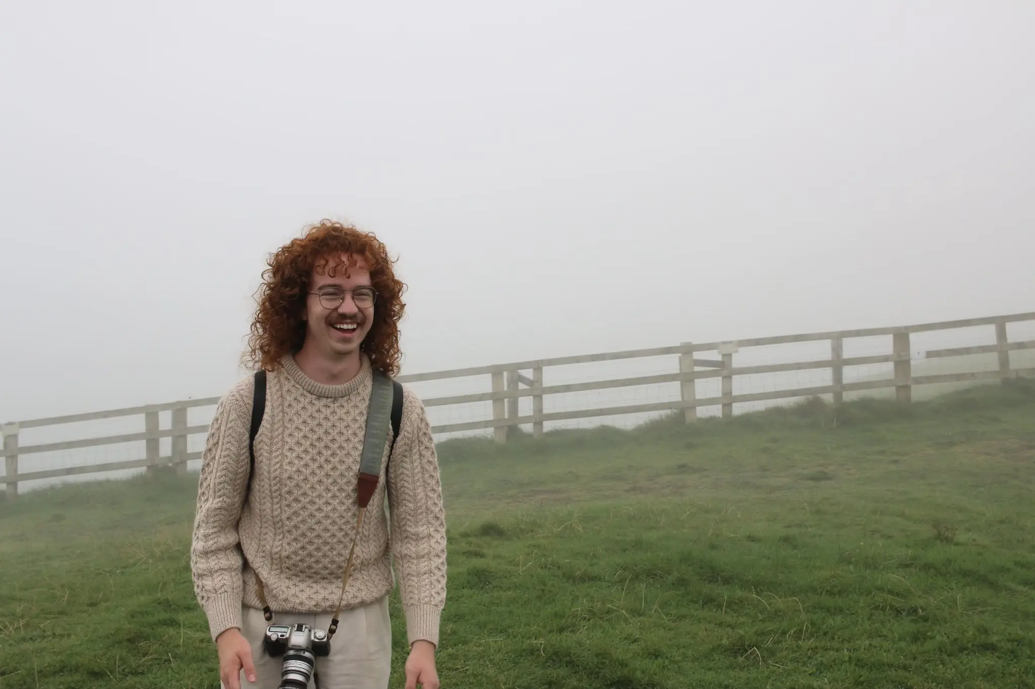 Gray Andrus-Merriner at the Cliffs of Moher in Ireland