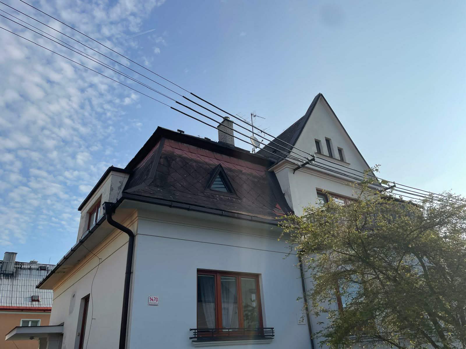 Střecha před renovací