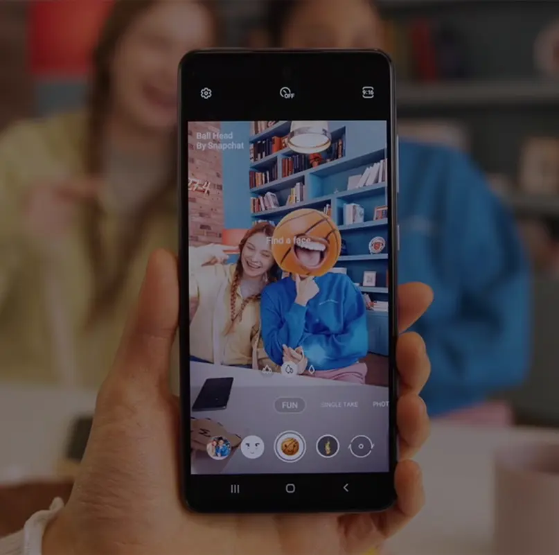 Snapchat Lens Studio AR development software interface showing 3D character creation tools for augmented reality filter design