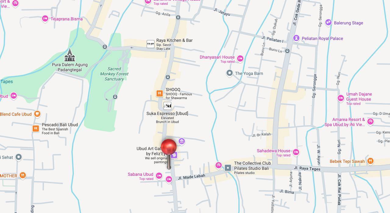 Land plot 2000 m² in Ubud, Leasehold 28 years