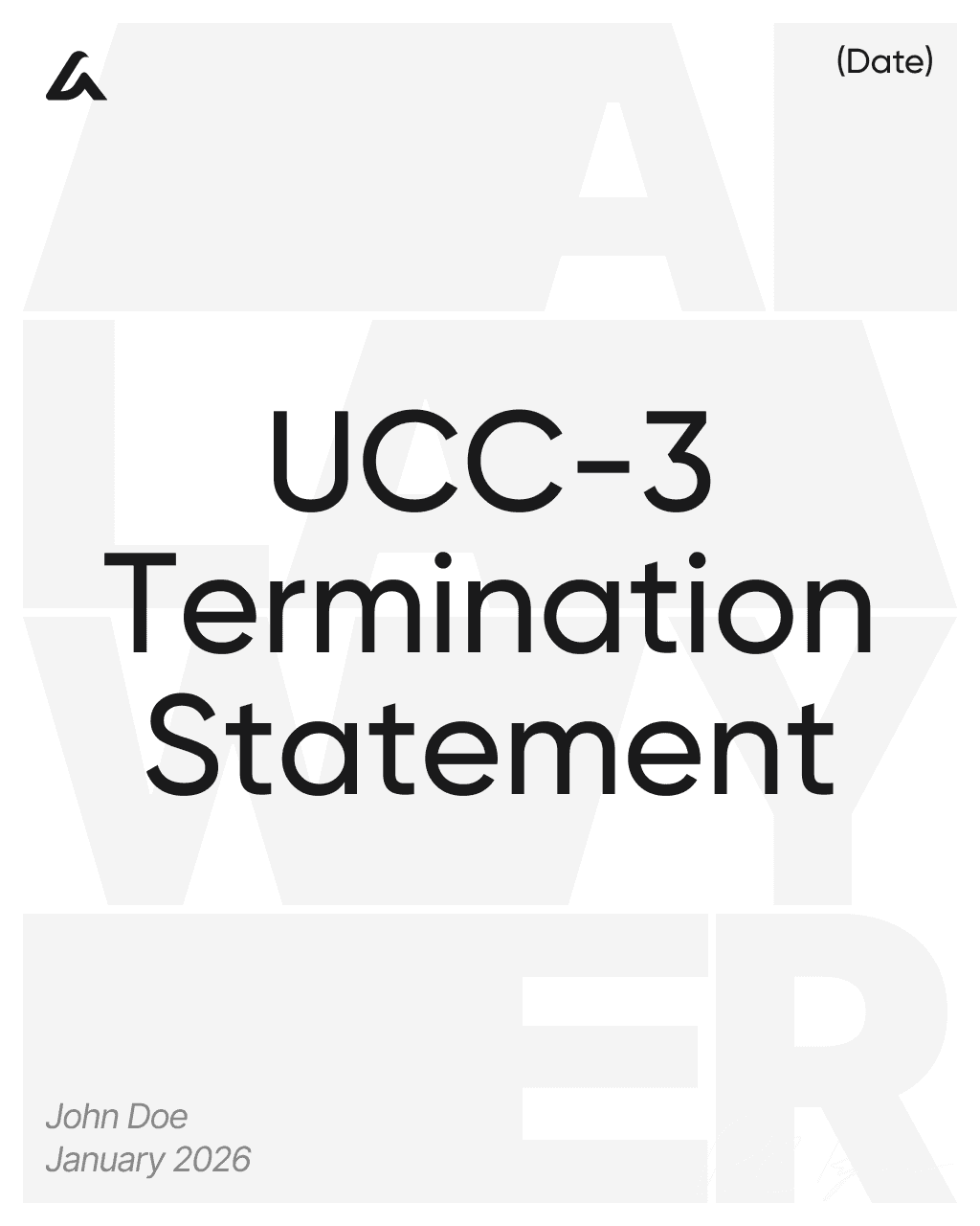 UCC-3 Termination Statement