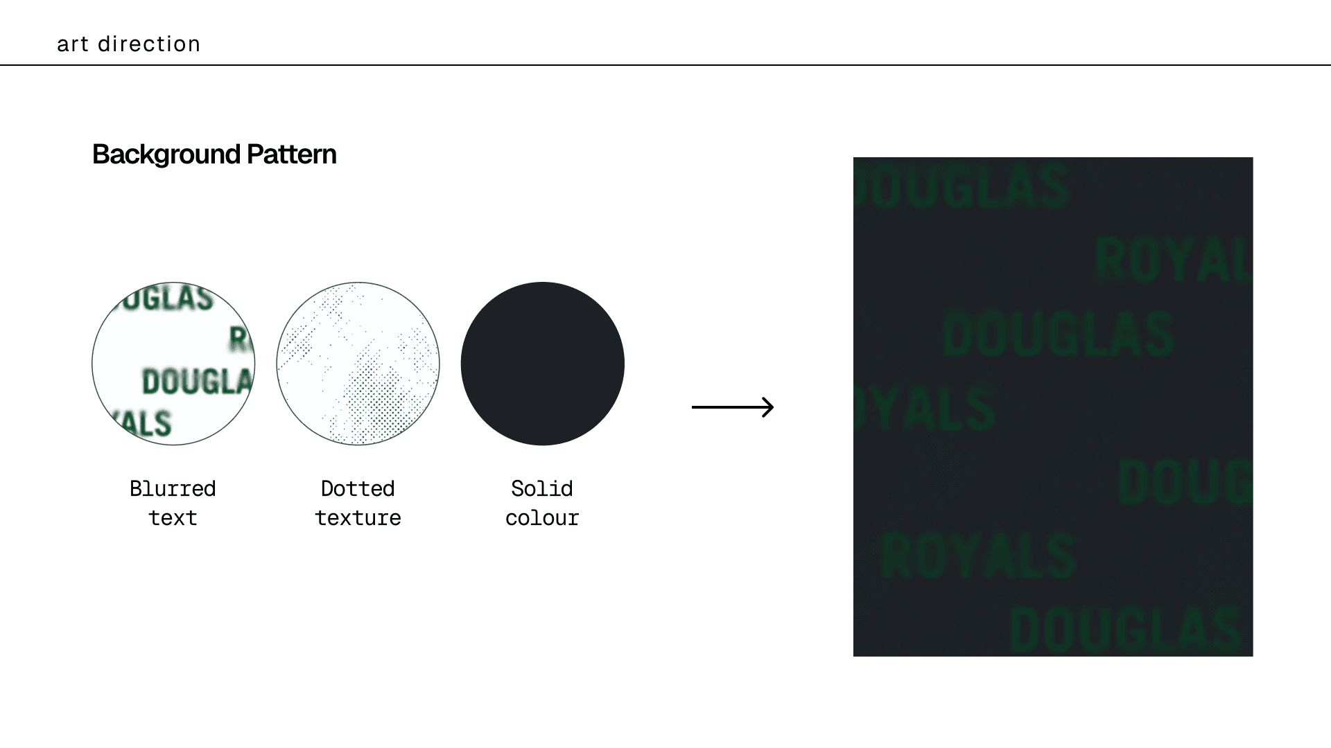 Douglas Royals Graphic design art direction