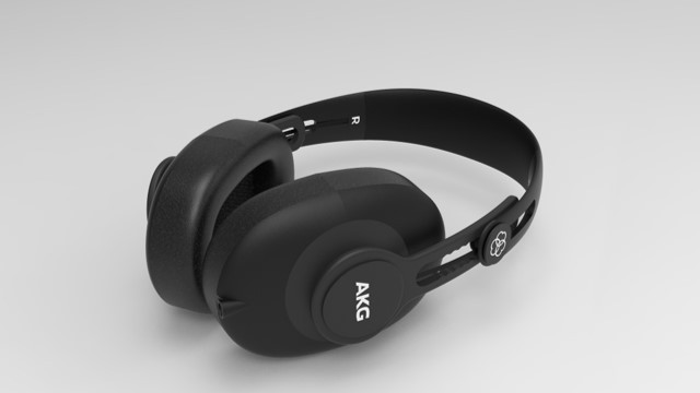 Preview of a render of the AKG 361 headphones