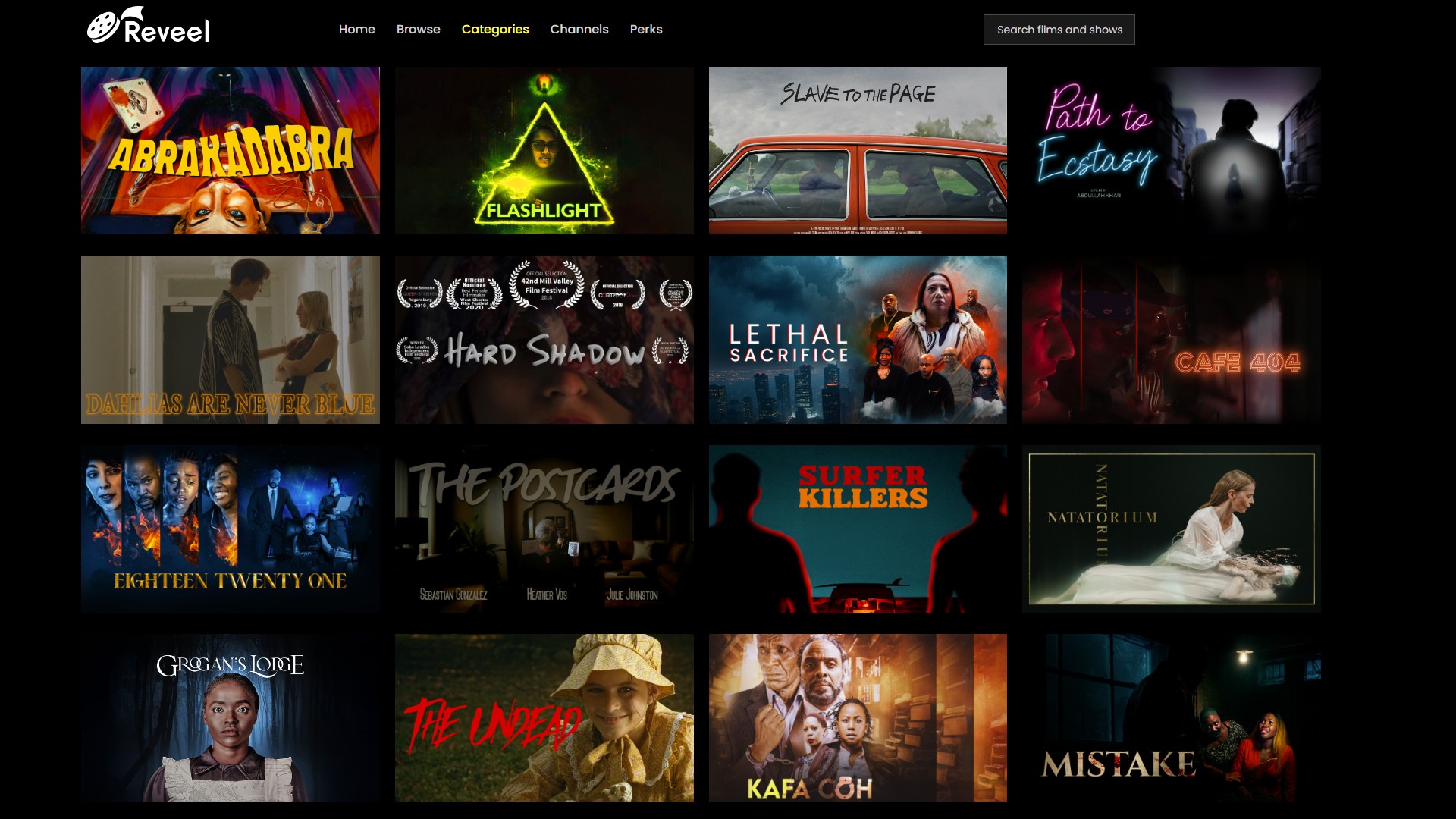 cosmic films on reveel