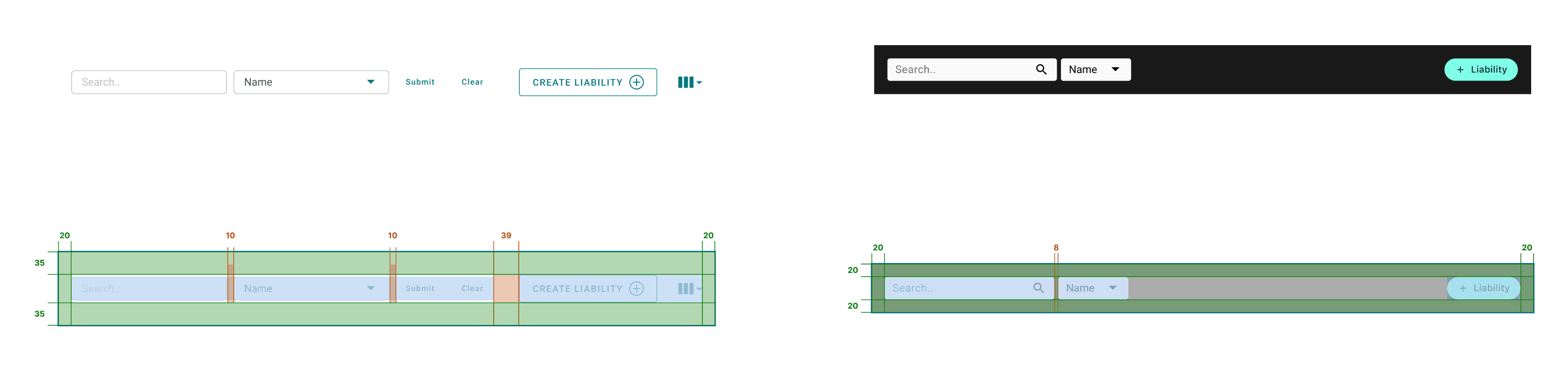 Comparing old components to new components