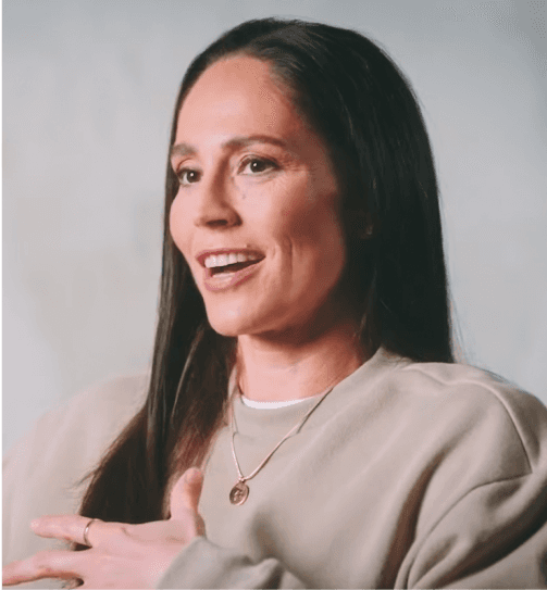 WNBA Champion and icon, Sue Bird on set at Particle Studios in Seattle