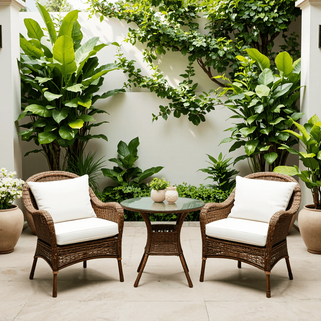 product photography of Outdoor seating set