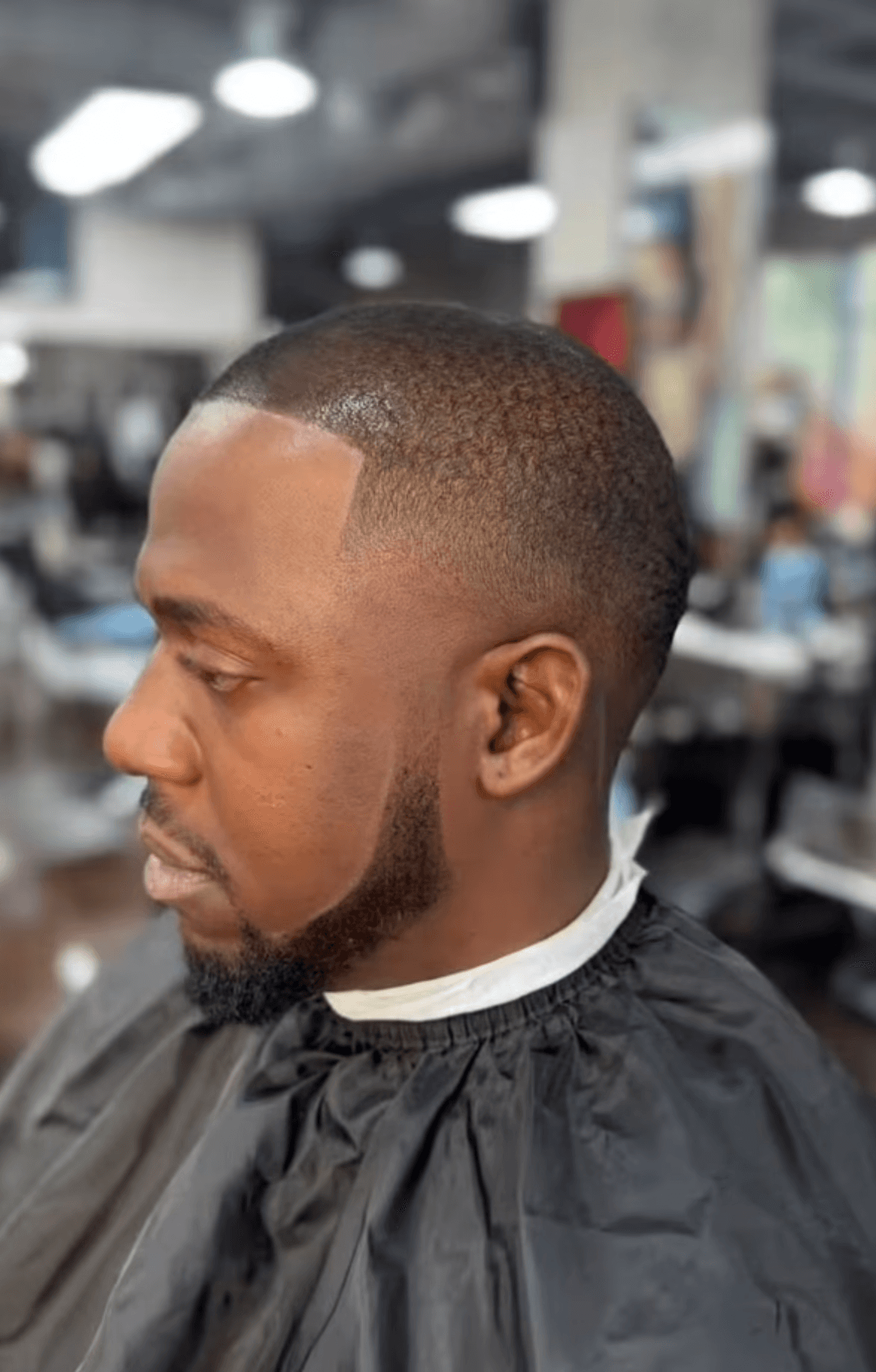 Beard and hair grooming enhancements with a professional finish for balding or thinning hairstyles by Courtney Palmore.