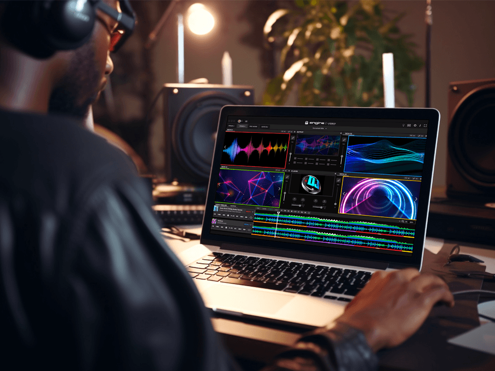 DJ using Engine video