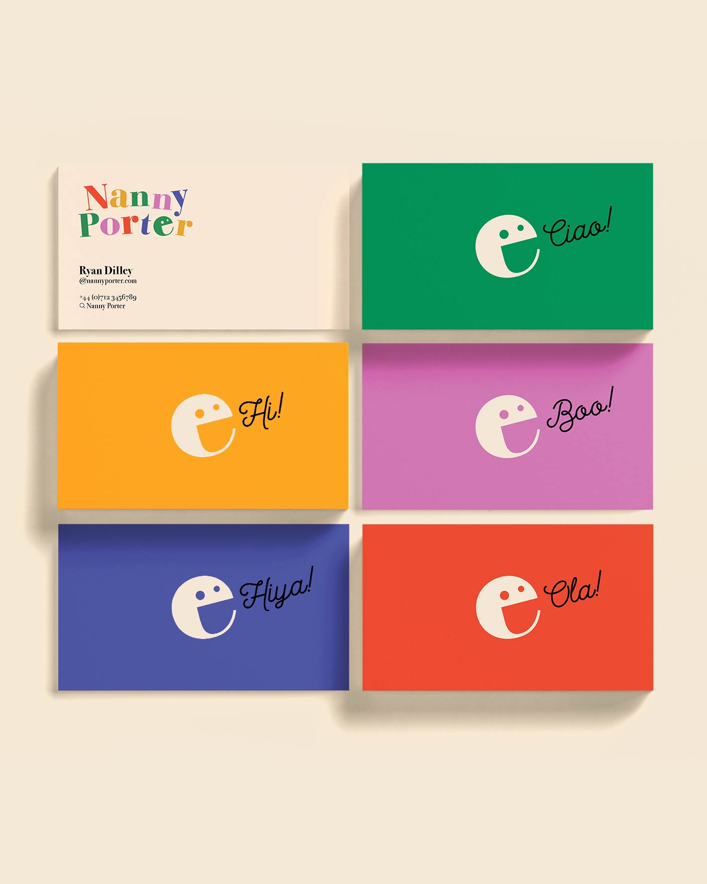 Nanny Porter - Business card