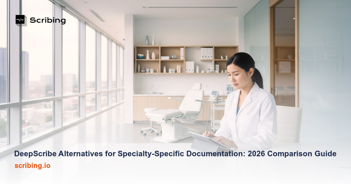 Comparison of AI-powered ambient documentation tools for medical specialty practices as alternatives to DeepScribe