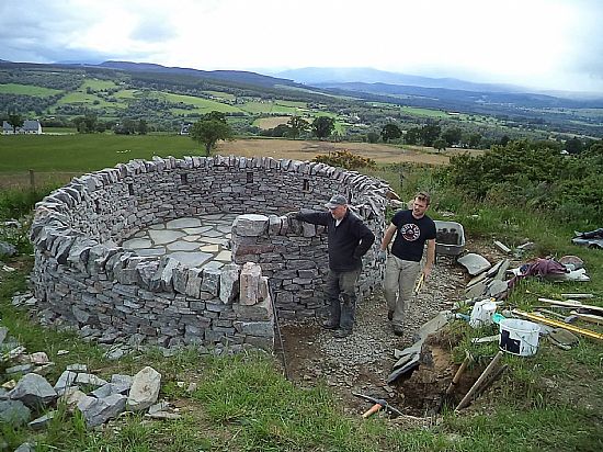 Trockenmauerkunstwerk von George Gunn
