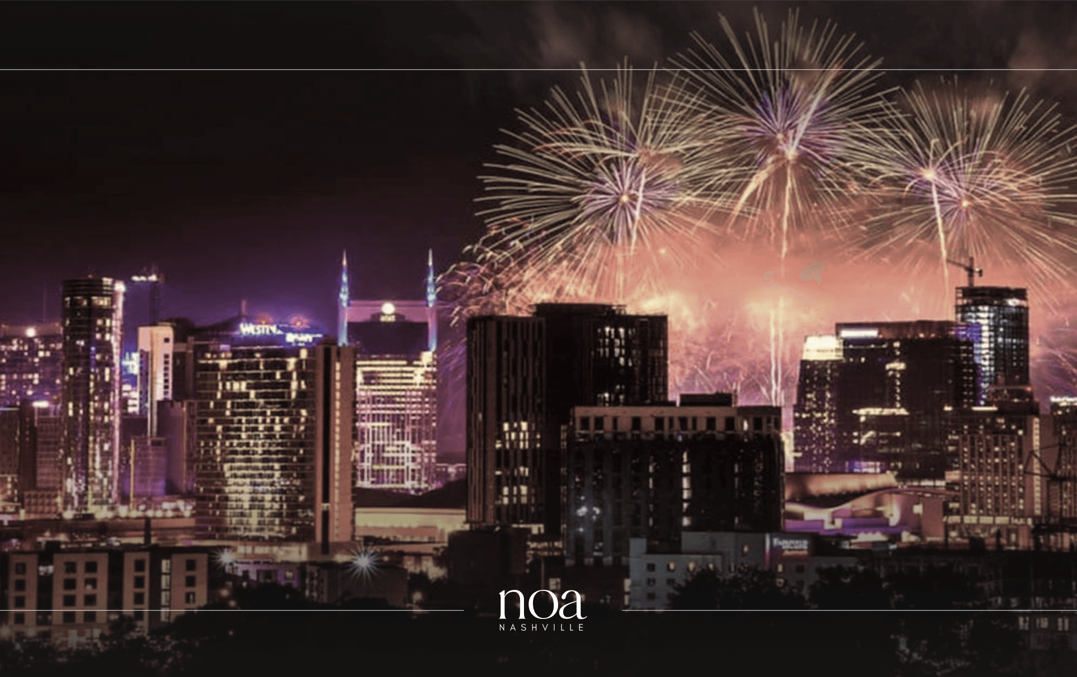 Modern luxury rental interior at Noa Nashville