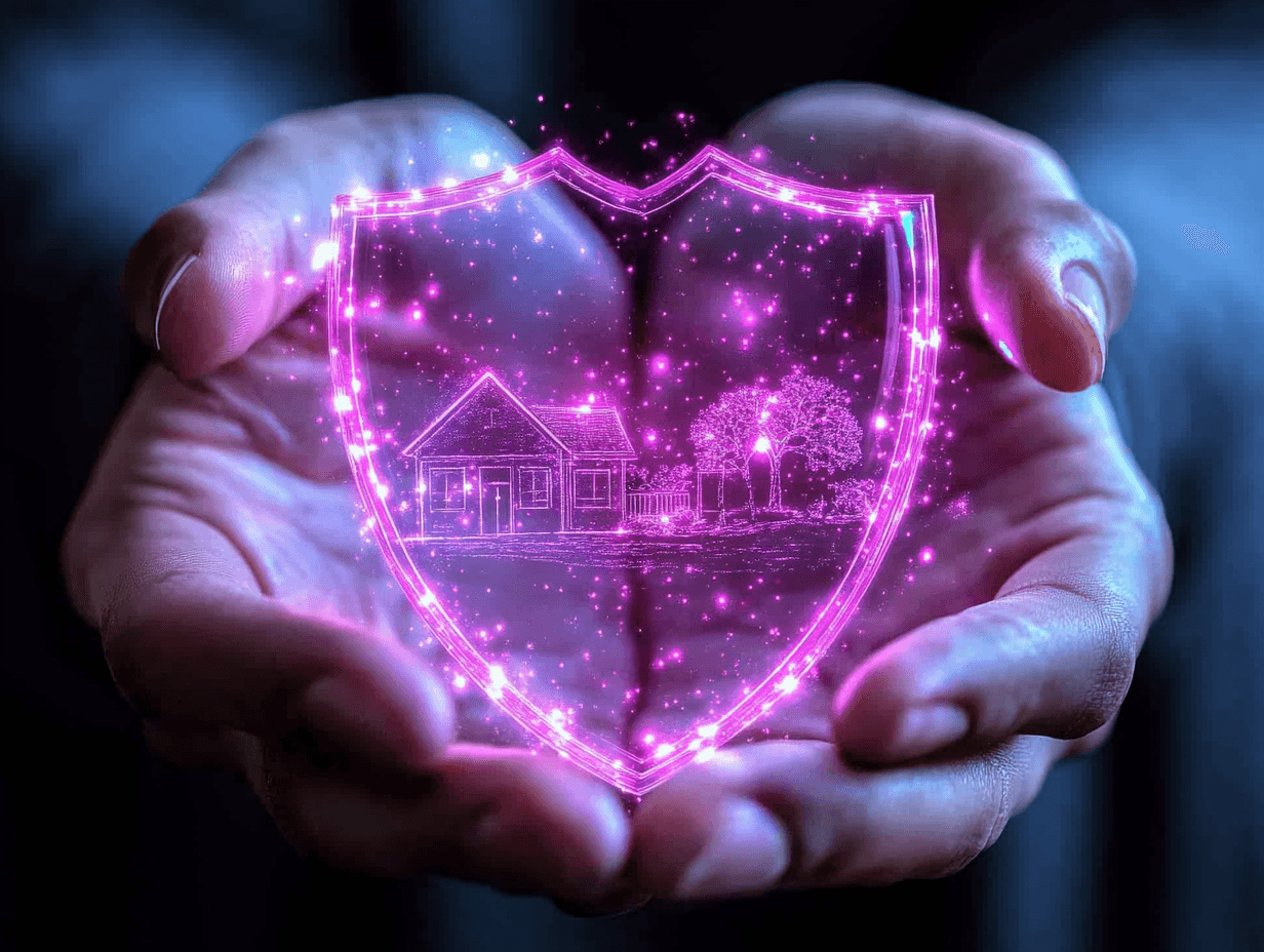 Hände halten Illustration einer KI-gestützten Produktempfehlung