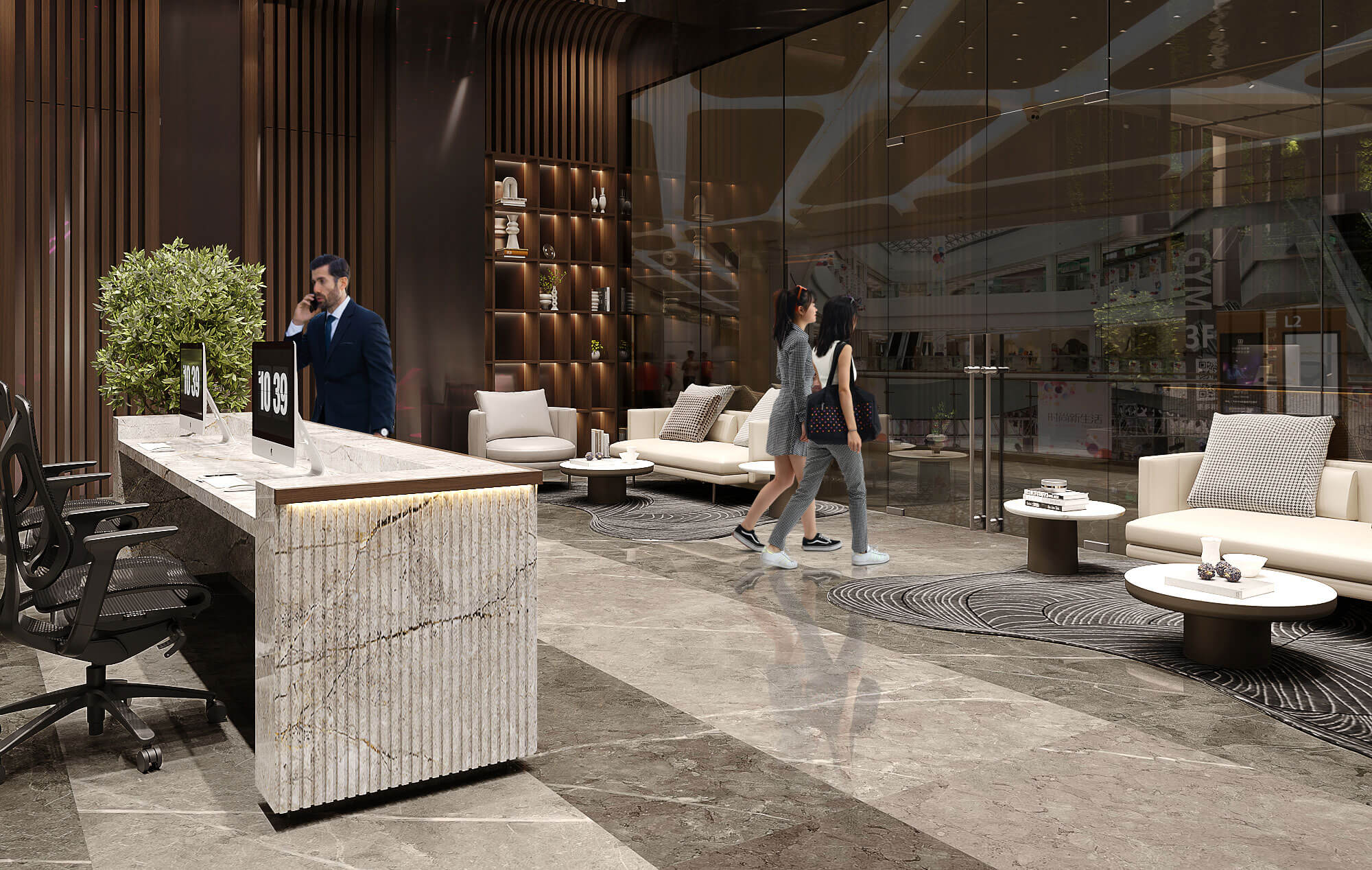 Modern office space showcasing all the benefits of a professional virtual offices abu dhabi setup.