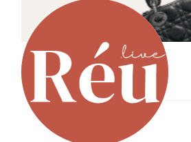 Live reu written text logo