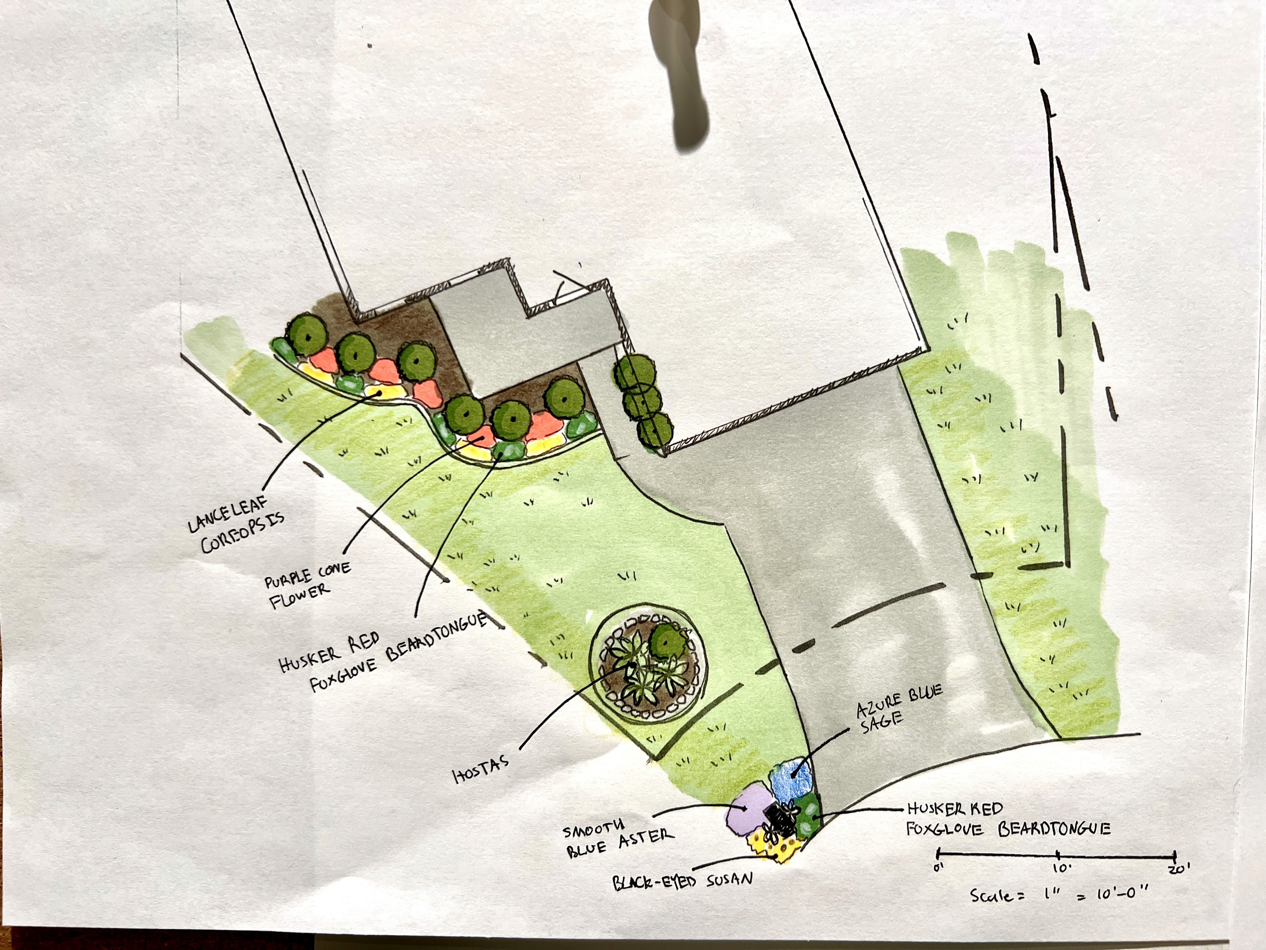 Native and pollinator planting plan Marietta