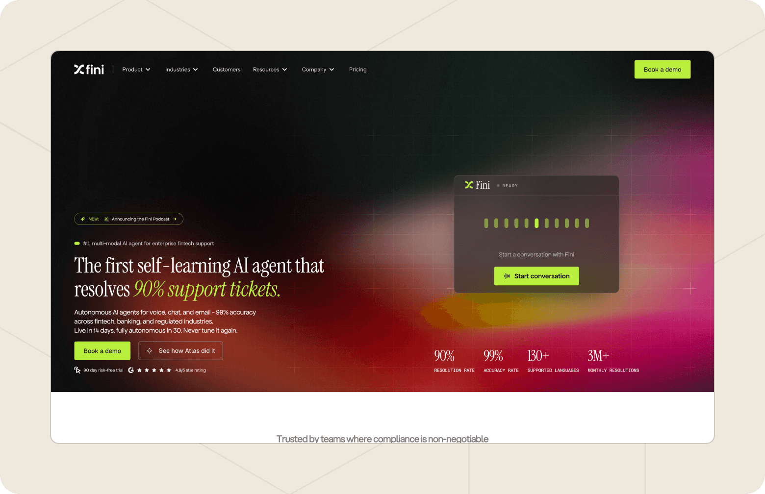 Fini website