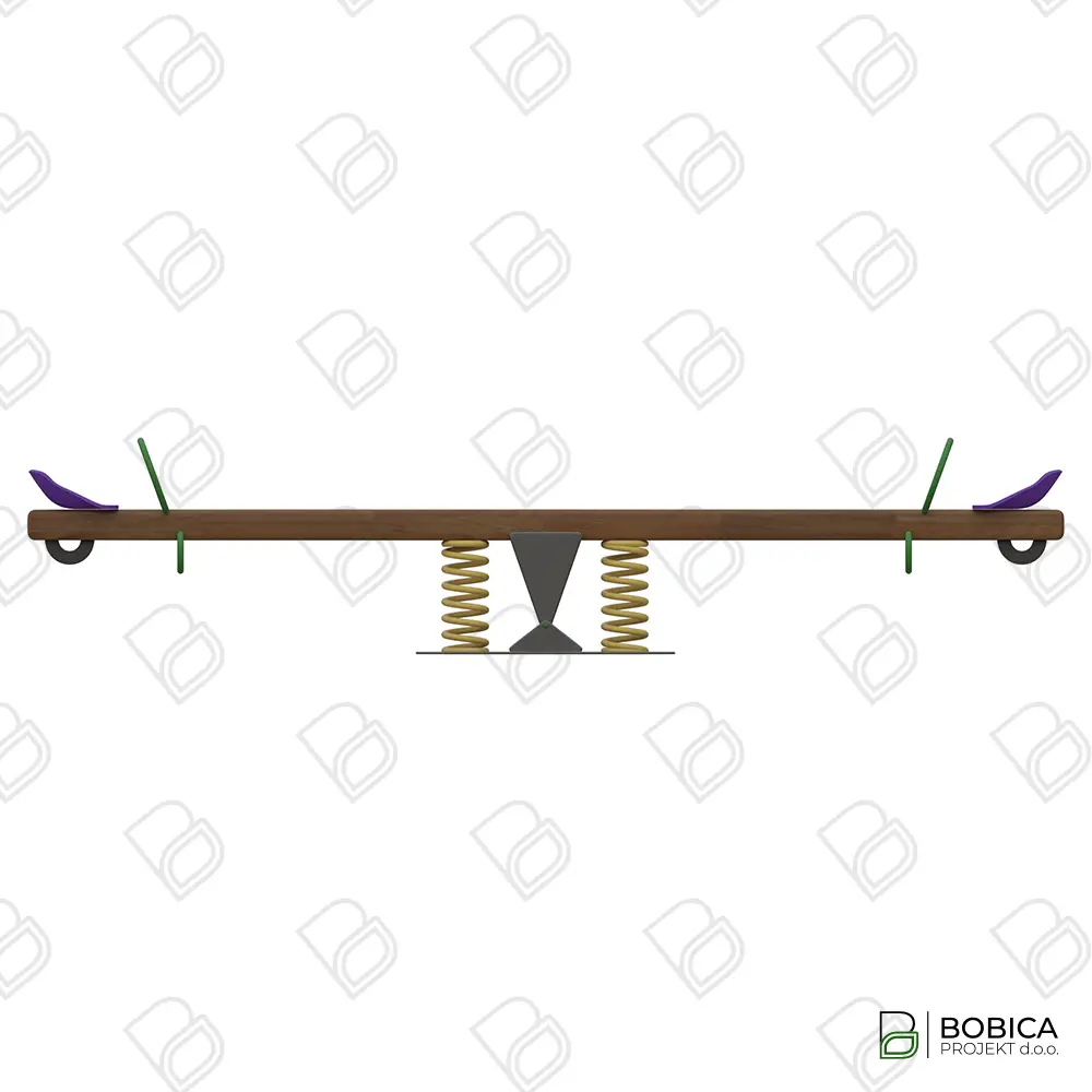 Klackalica na oprugama s dva sjedišta - "Spring Seesaw Duo"