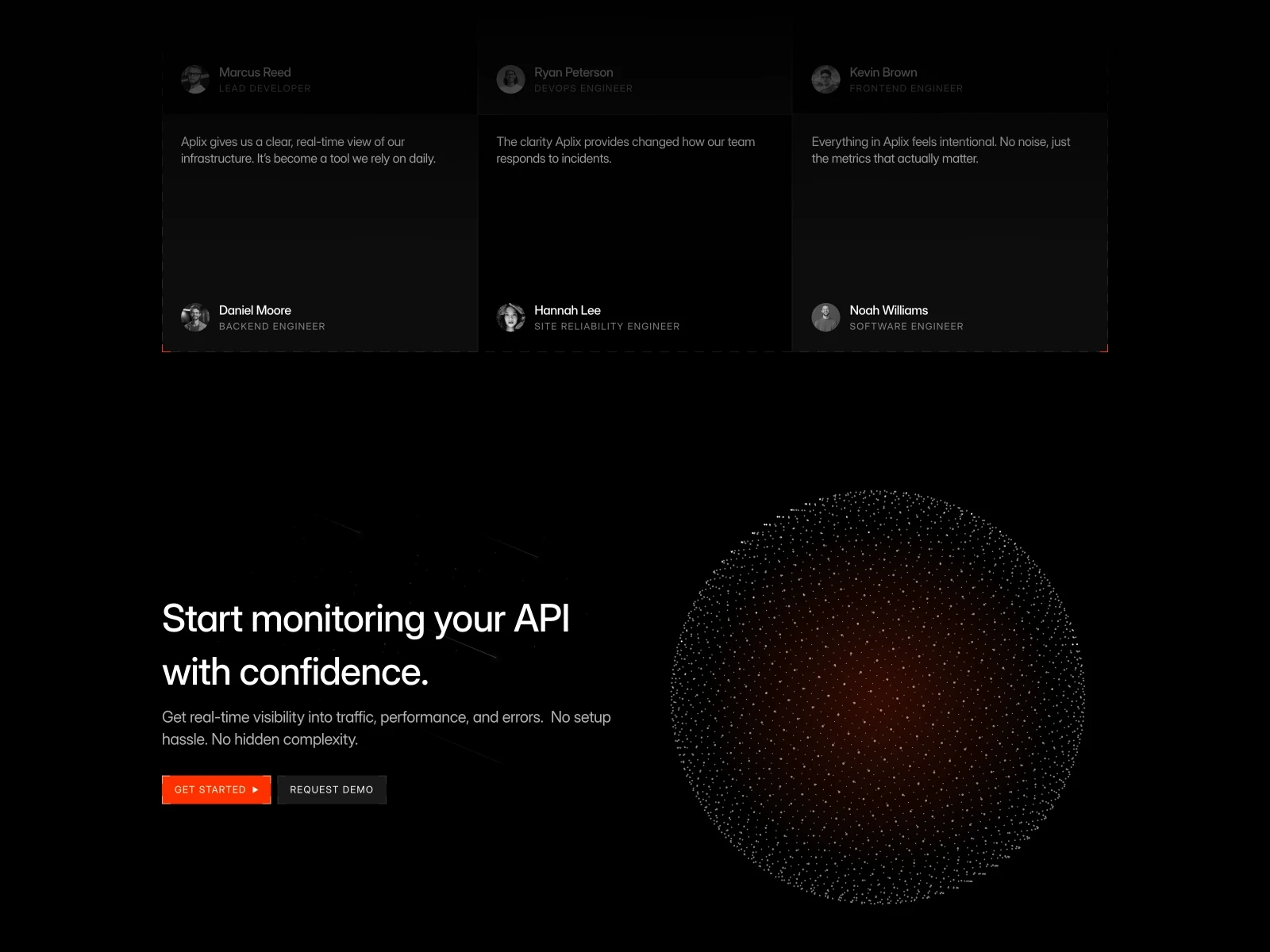 A clean, modern, and performance-focused Framer template built for API monitoring tools, SaaS platforms, and technical dashboards.