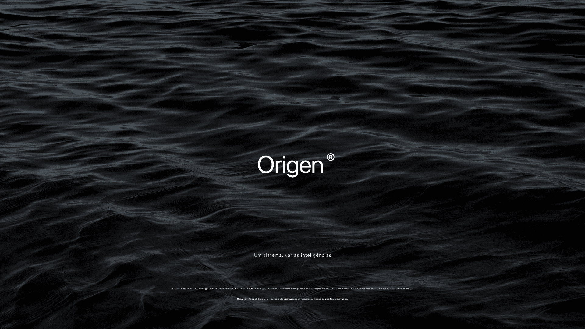 Origen Logo Mar Escuro