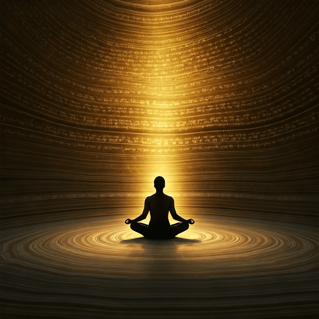 Group of three friends at a mindfulness retreat center