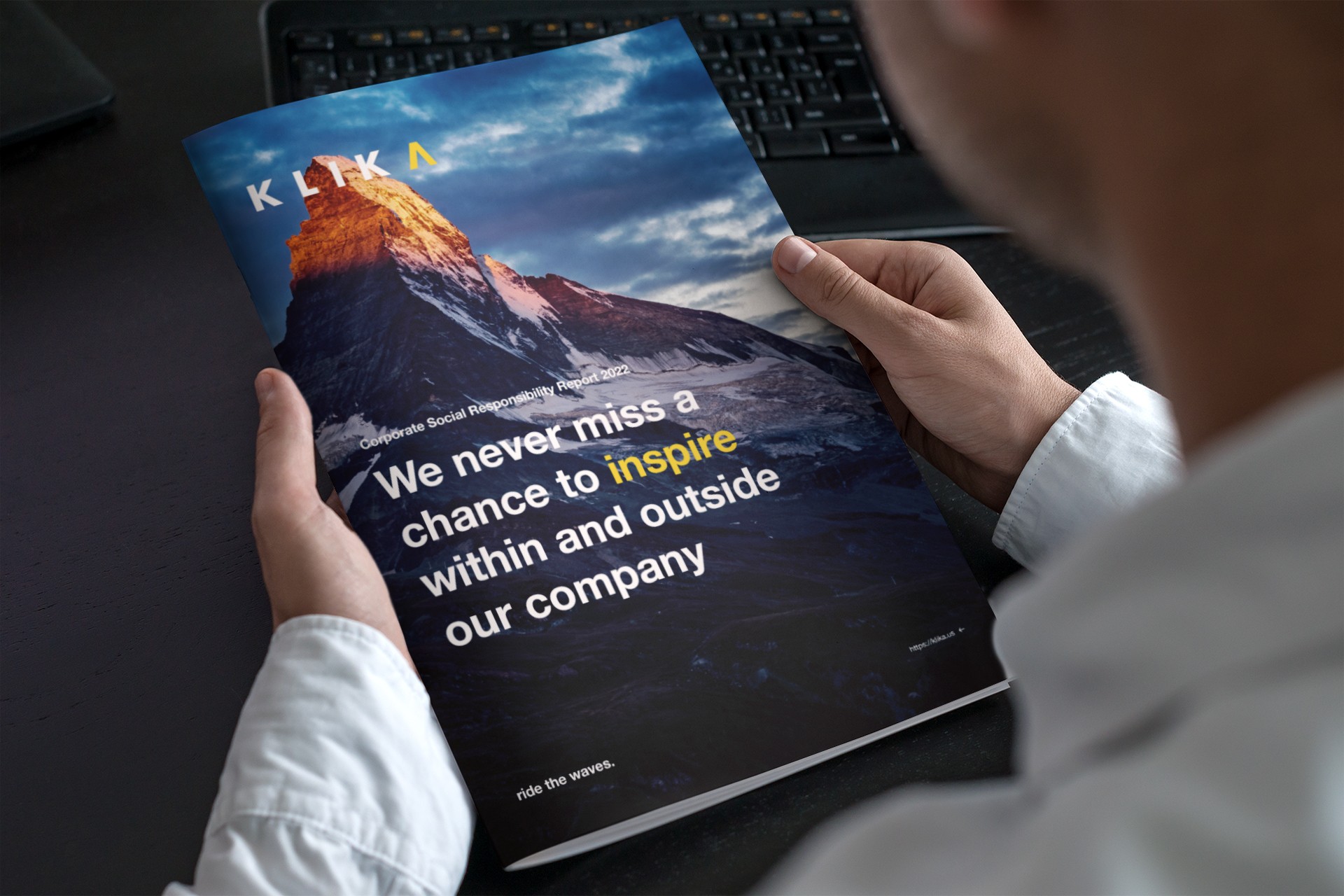 Klika Corporate Social Responsibility Report 2022 cover