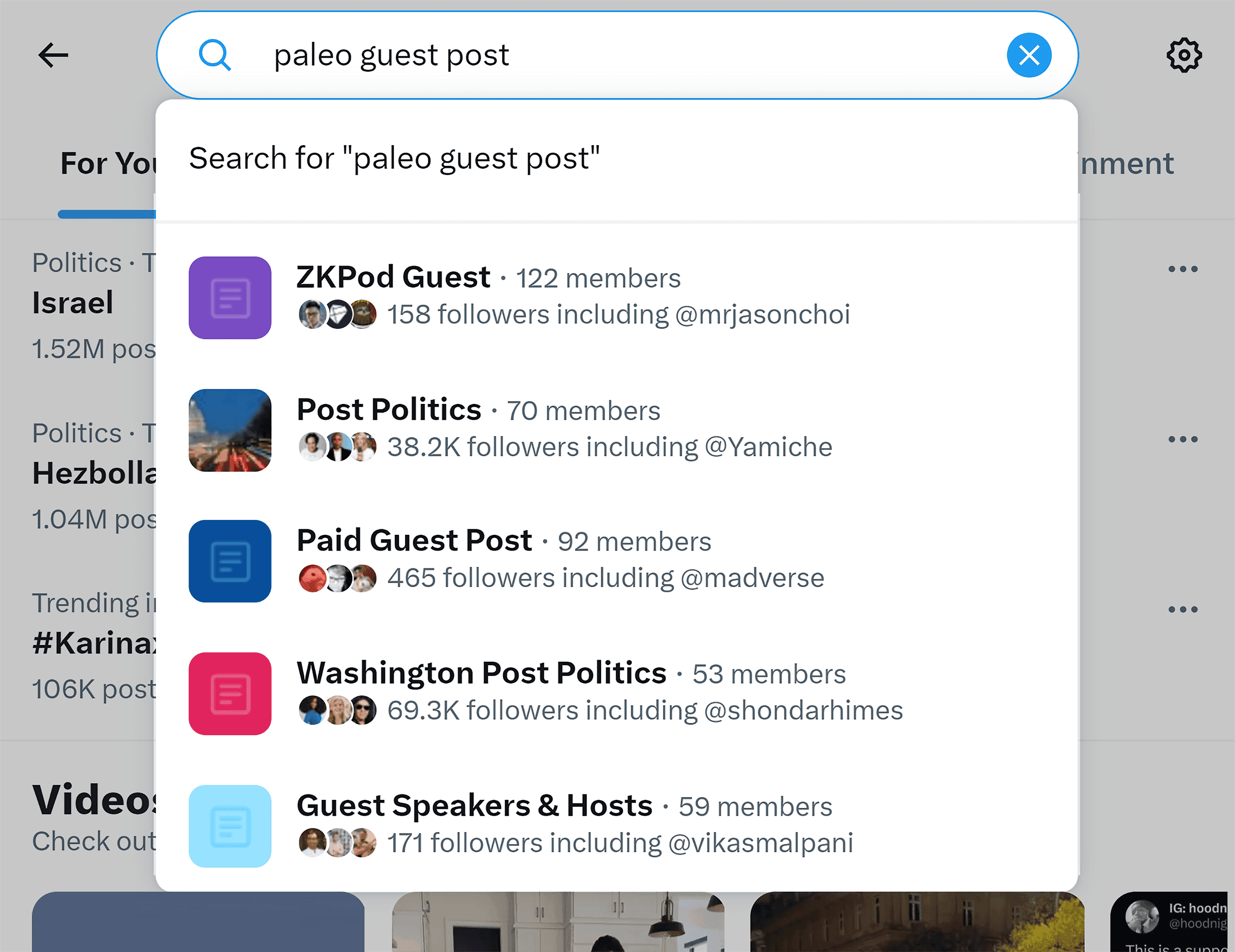 X – Search – paleo guest post