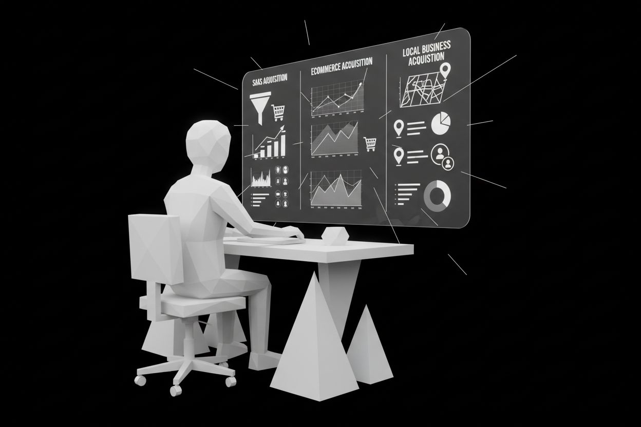 Different customer acquisition playbooks on a dashboard