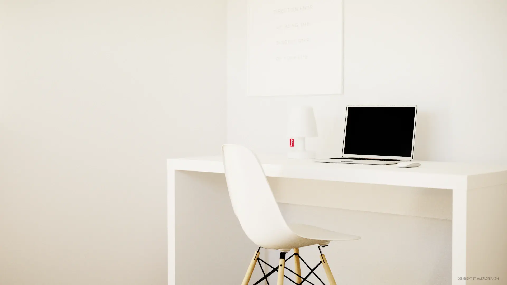 Wohnen · Arbeitsplatz – freie 3D-Arbeit von Vale Florea, 2019