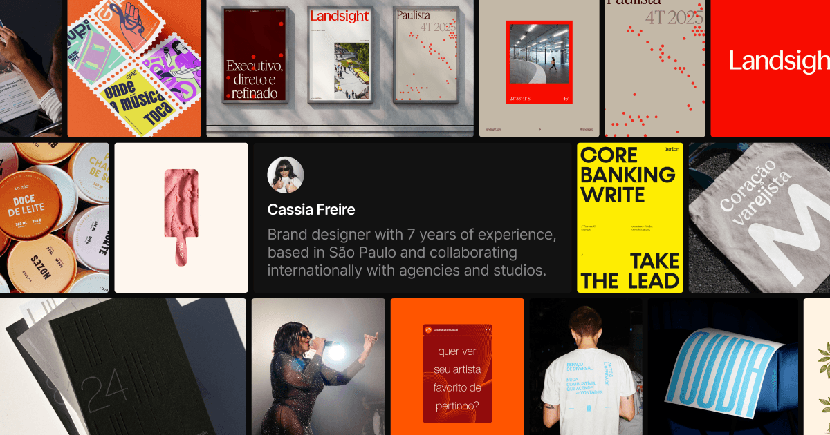 Cassia Freire website homepage built with Framer