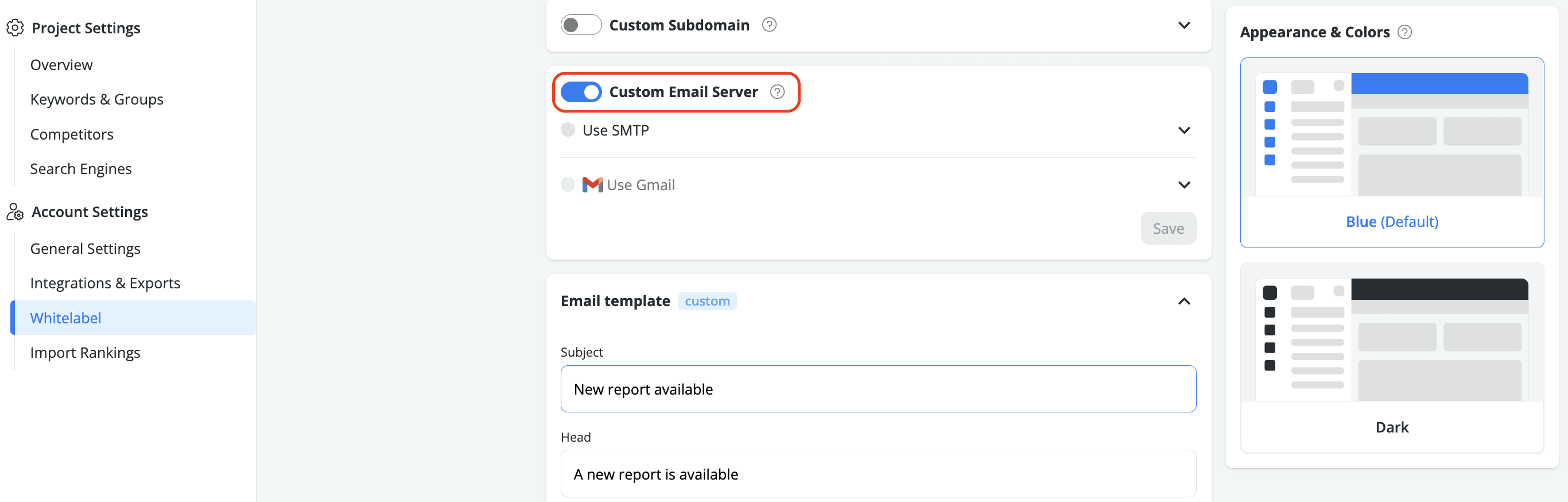 how-to-enable-custom-server-in-awr