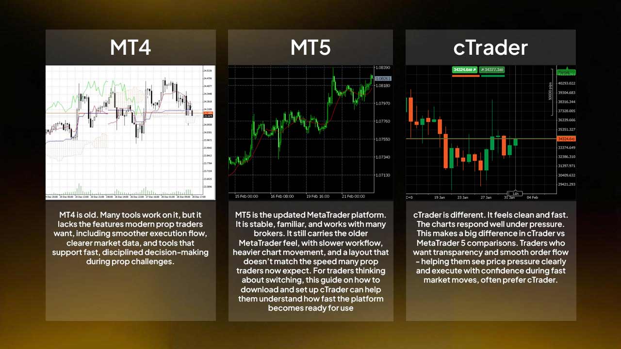 Platform Overview: MT4 vs MT5 vs cTrader